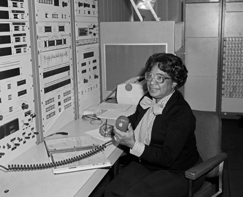 Mary W. Jackson at Work NASA Langley