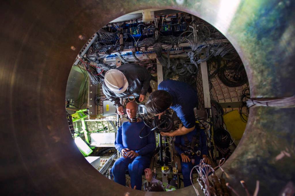 Orion Crew Safety Test Dummies