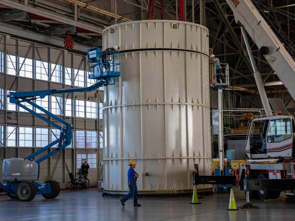 Simulating Orion Mass for Space Launch System Testing
