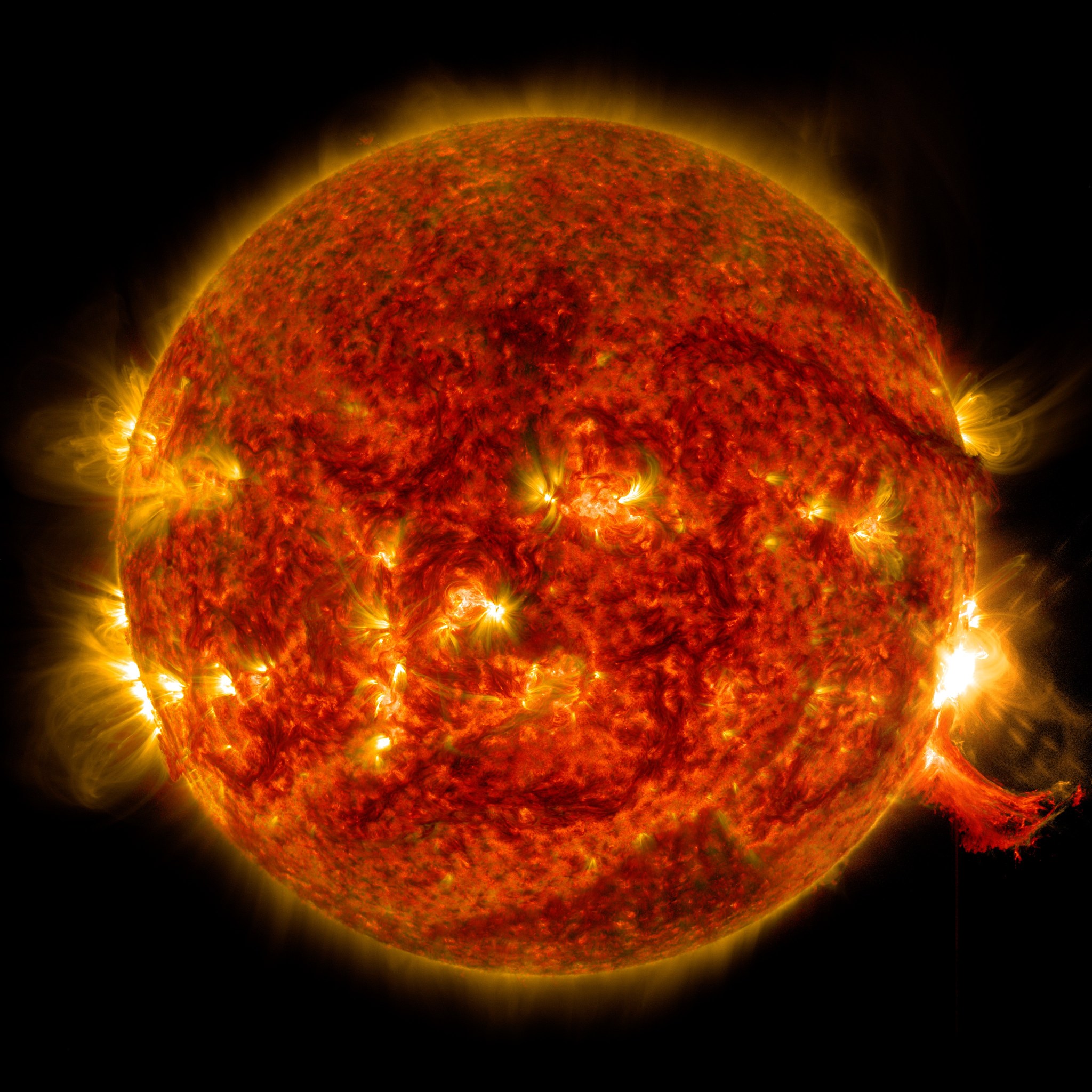 An X1.2 class solar flare