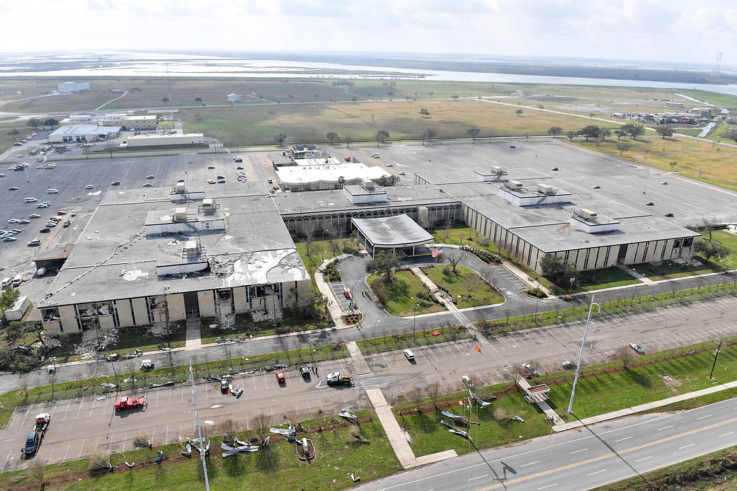 The destructive power of the tornado that hit NASA's Michoud Assembly Facility