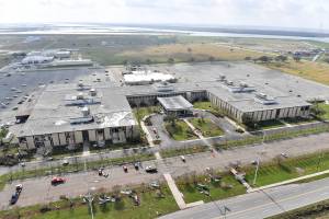 The destructive power of the tornado that hit NASA's Michoud Assembly Facility