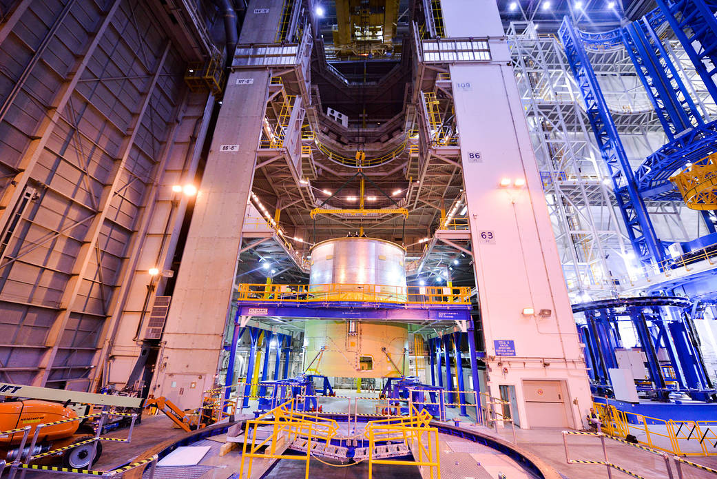 SLS Engine Section Test Article Prepares for Shipping to NASA Marshall