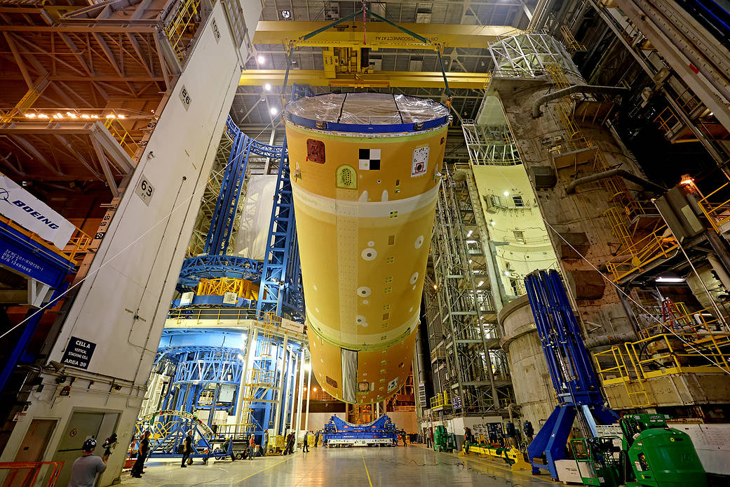 NASA Completes Upper Part of Artemis II Core Stage