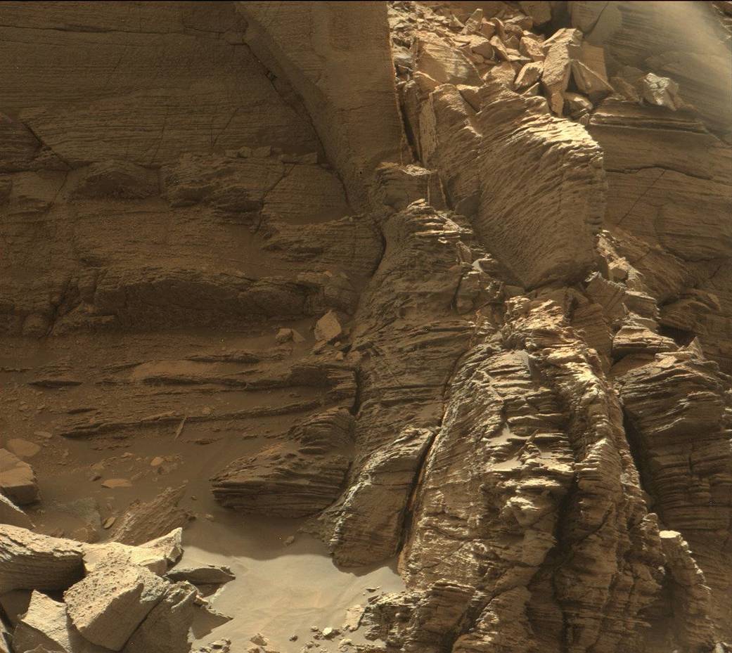 Outcrop on Mars