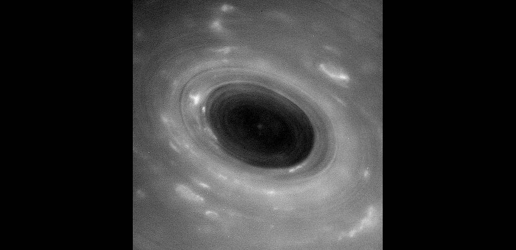 Unprocessed image from Cassini