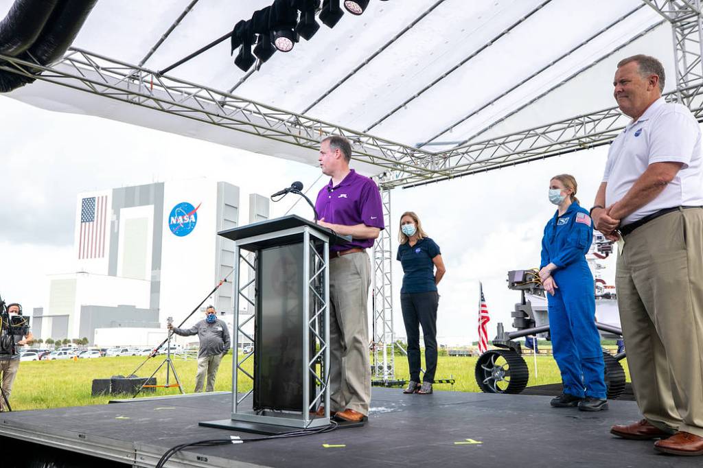NASA Administrator Briefs Media on Eve of Mars Perseverance Launch