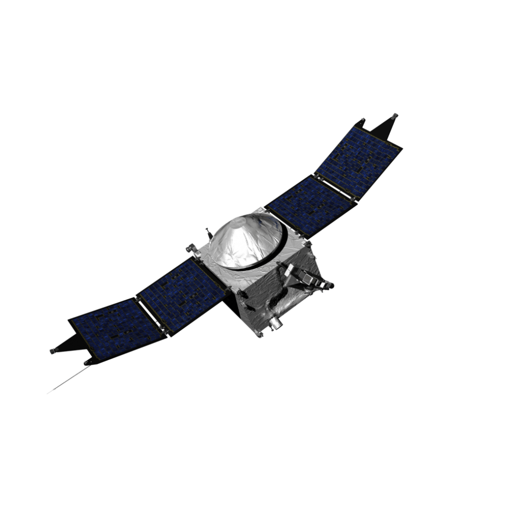 MAVEN Spacecraft Digital Model: Transparent Background