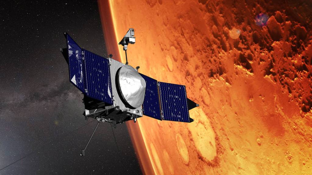 MAVEN at Mars (Artist Concept)