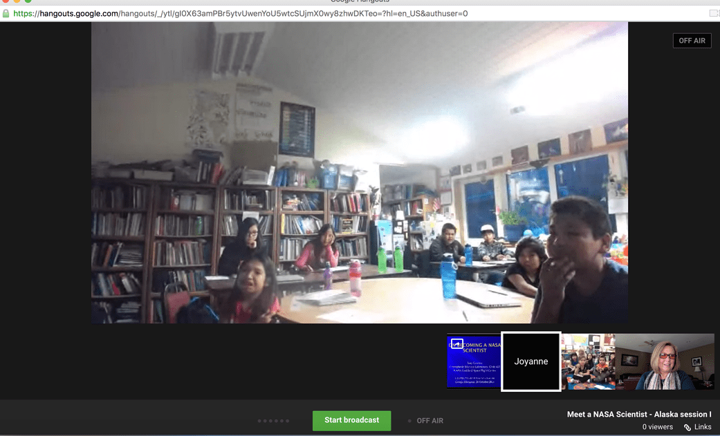 meeting NASA scientists