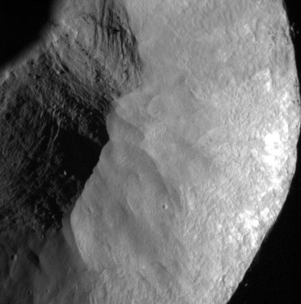 Mercury - The inside of this young, rayed impact crater 