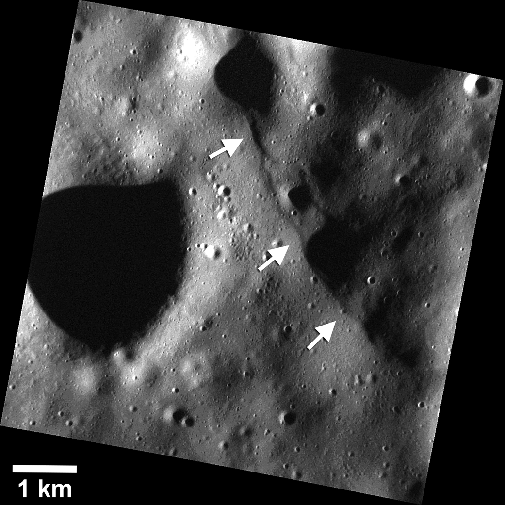 of small fault scarps 