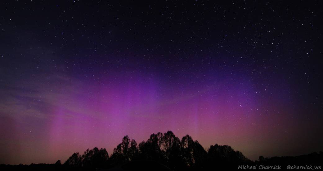 Aurora seen in West Virginia on June 23, 2015.