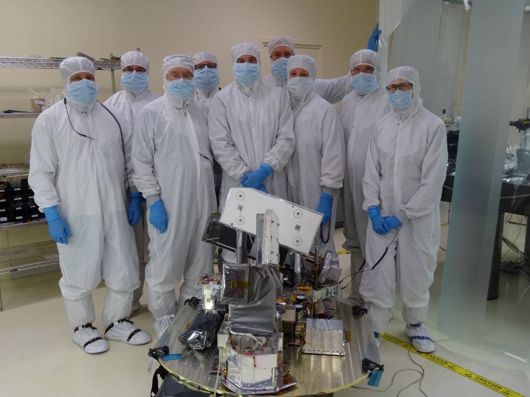 NRL engineers with ICON mission's MIGHTI instrument