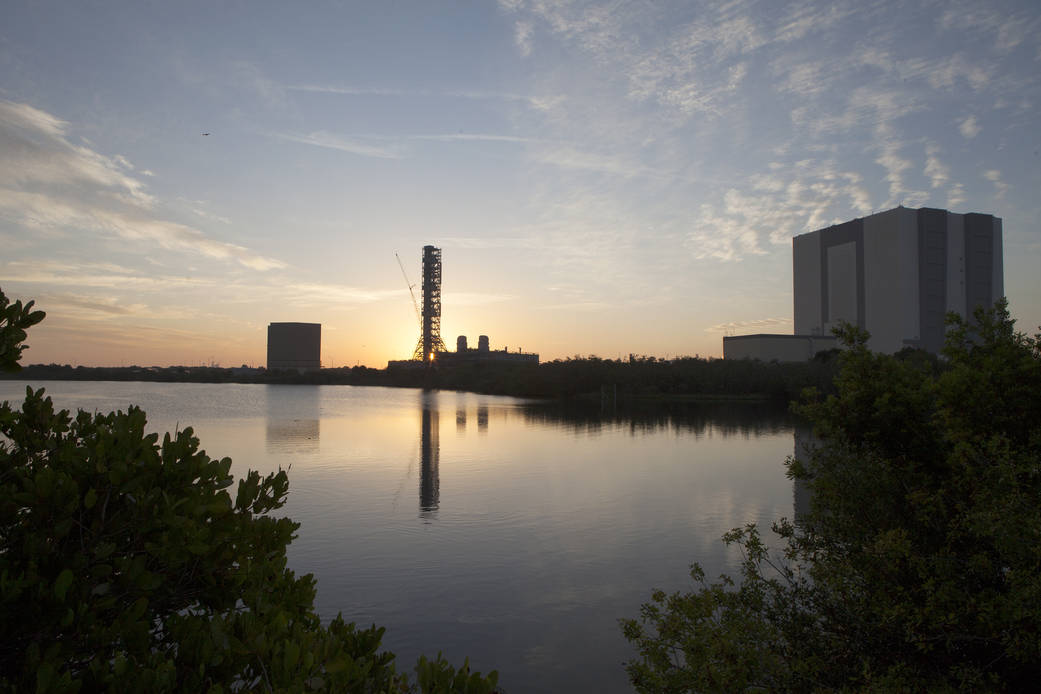 Mobile Launcher at Sunrise