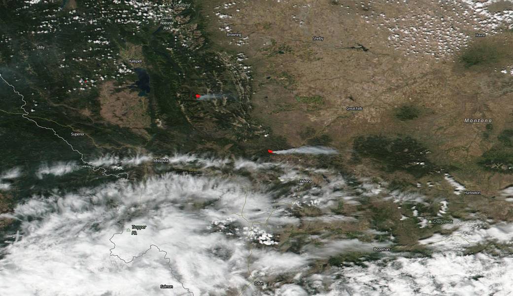 Fires in Montana
