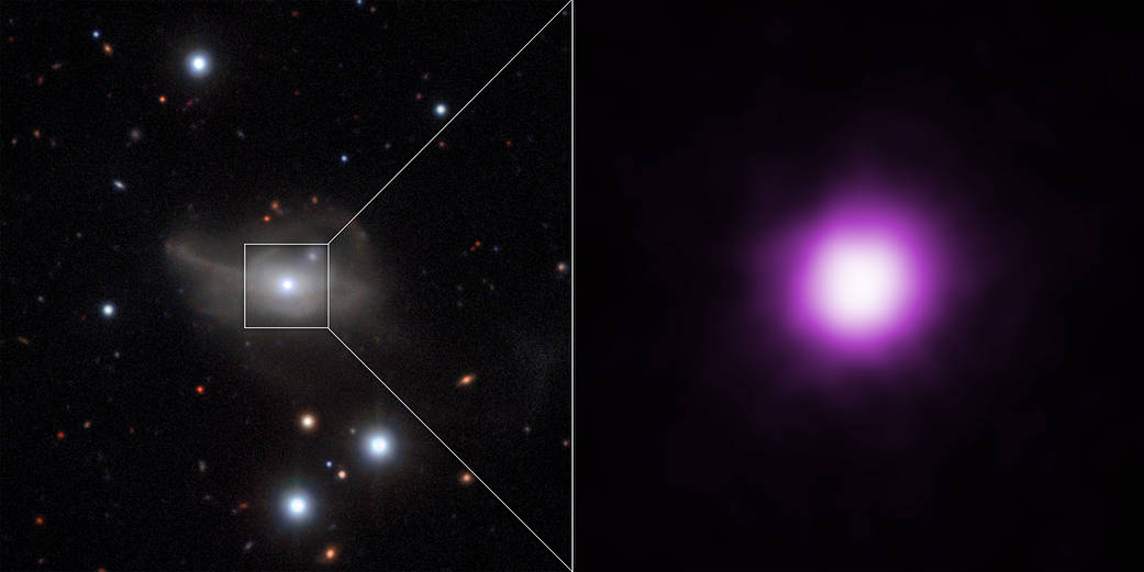 The active galactic nuclei (AGN) associated with the galaxy Markarian 1018.