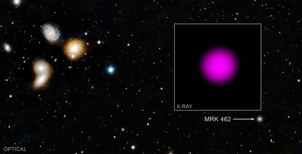 Dwarf galaxy Mrk 462.