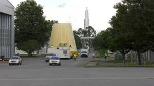 Launch Vehicle Stage Adapter for SLS is moved