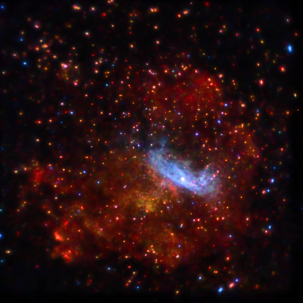A Chandra image of MSH 11-62, a supernova remnant about 16,000 light years from Earth.
