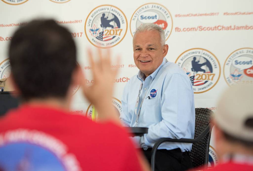 NASA Acting Chief Technologist Douglas Terrier Leads a Discussion at the Boy Scouts of America National Jamboree
