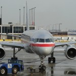 Airplane on a runway at airport