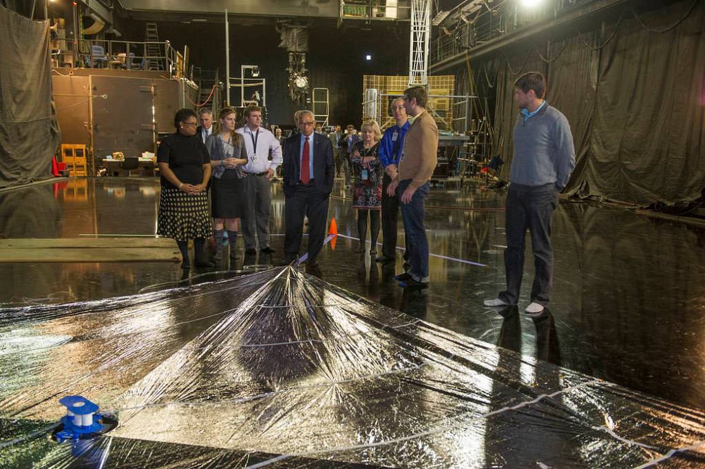 NEA Scout CubeSat Solar Sail Testing