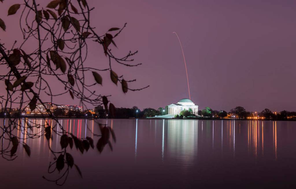 Antares Seen from Washington D.C. Tidal Basin