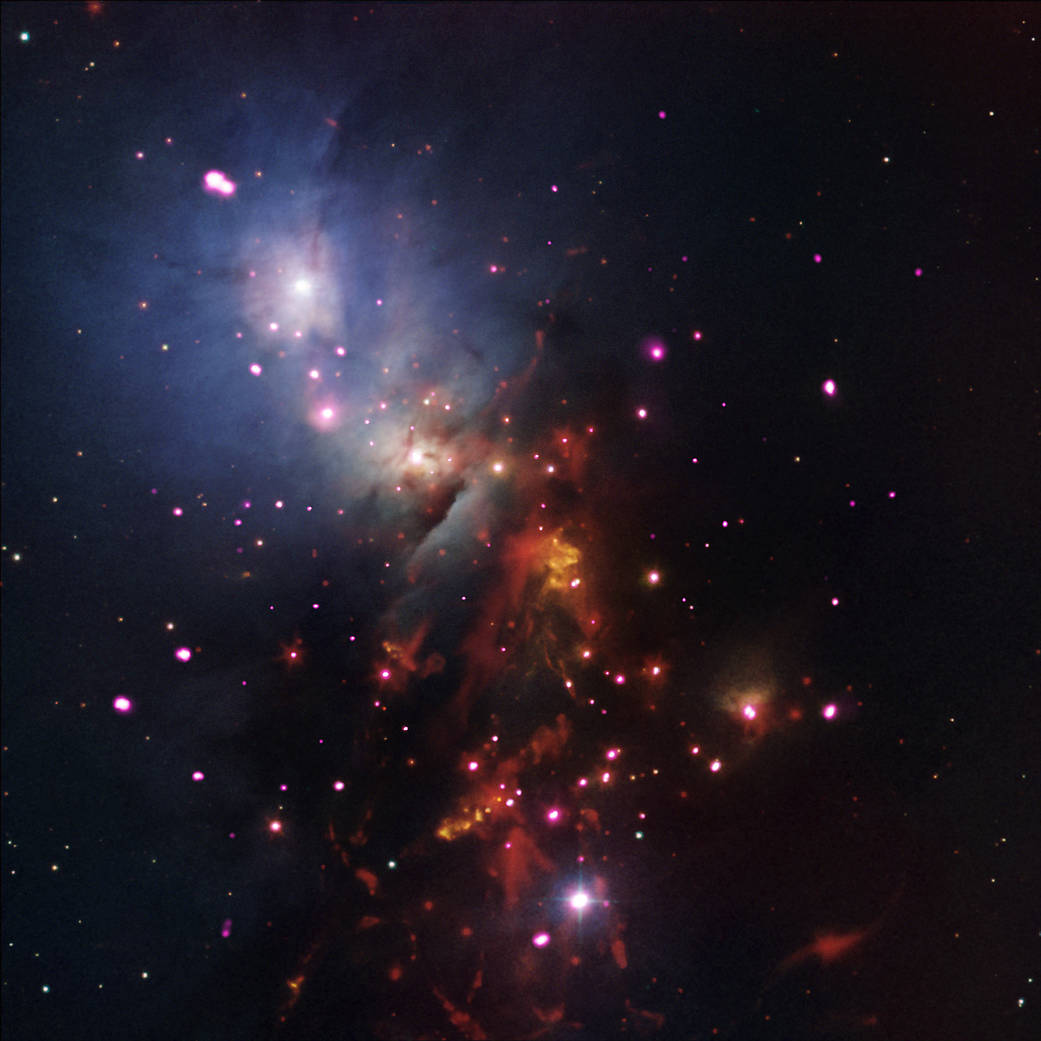 Composite image of star cluster NGC 1333