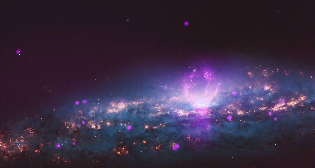 Galaxy NGC 3079.