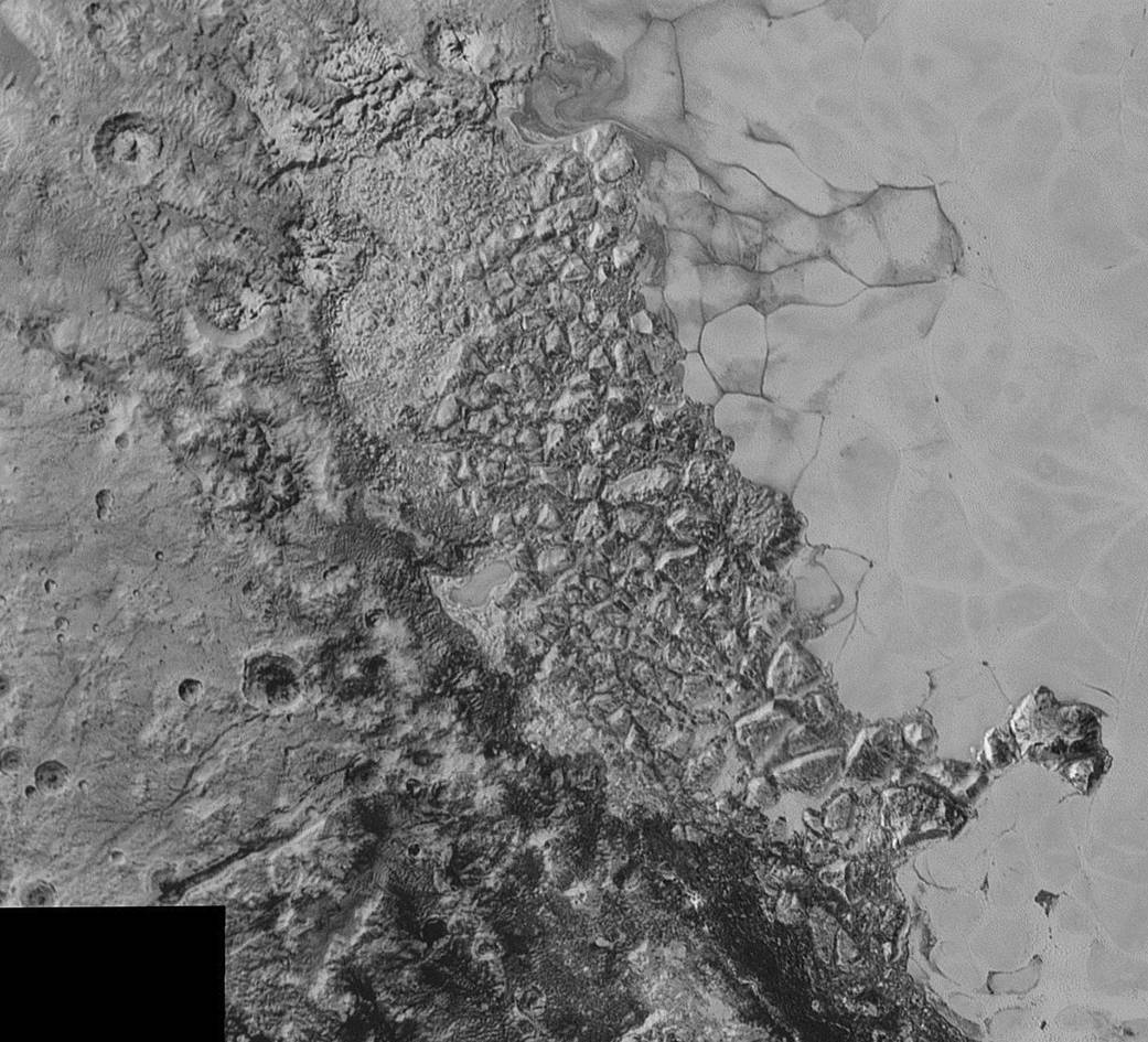 Pluto's surface