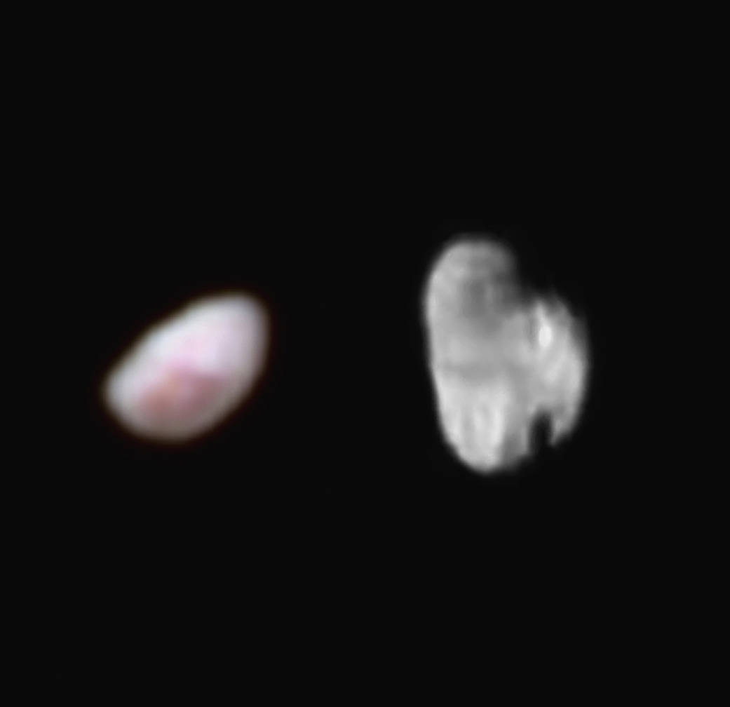 New Horizons images of Pluto's moons Nix and Hydra