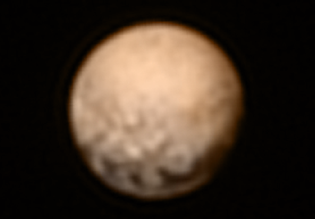 color image of Pluto