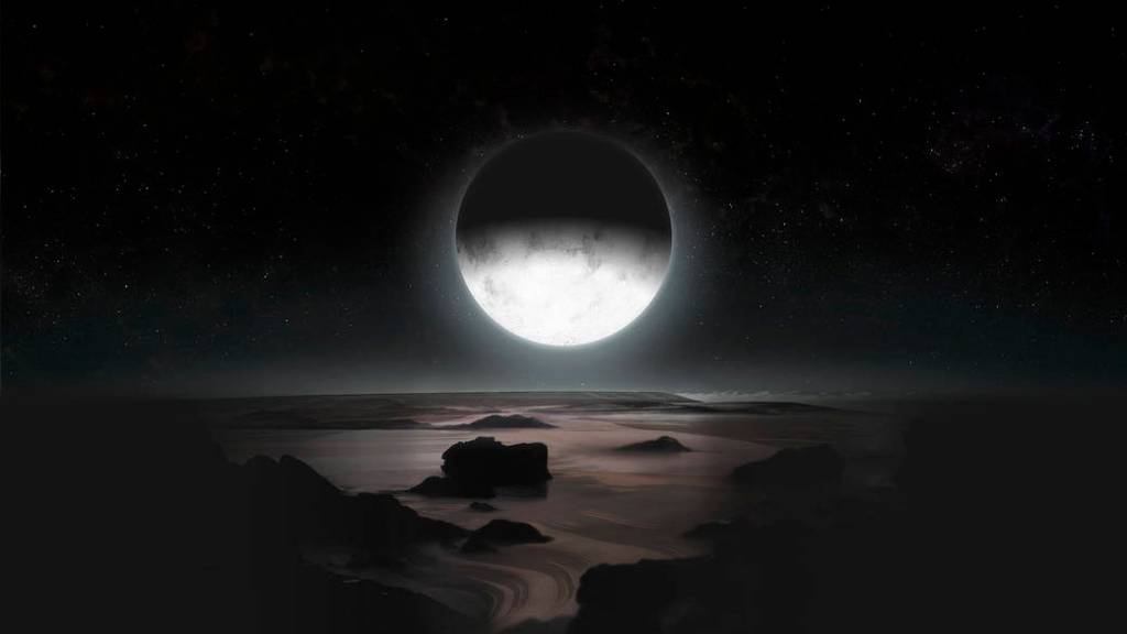 Pluto By Moonlight