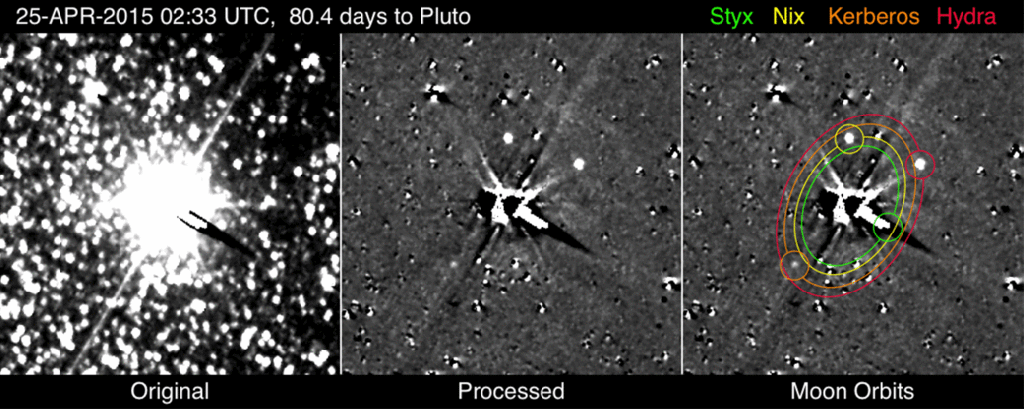 NASA’s New Horizons Spots Pluto’s Faintest Known Moons
