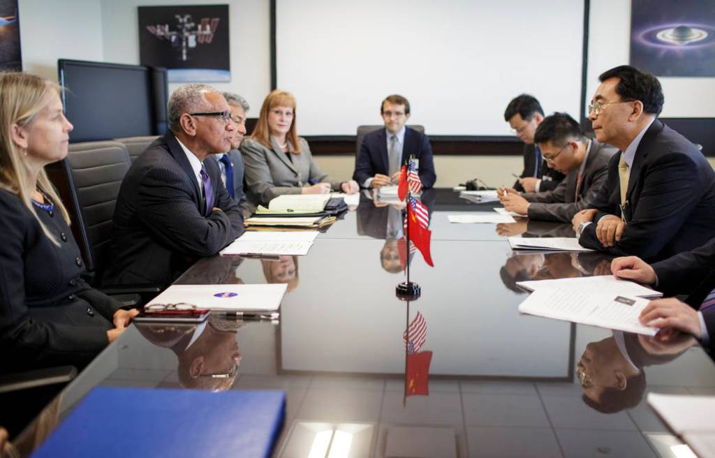 Administrator Bolden Meets Head of Chinese Science Academy