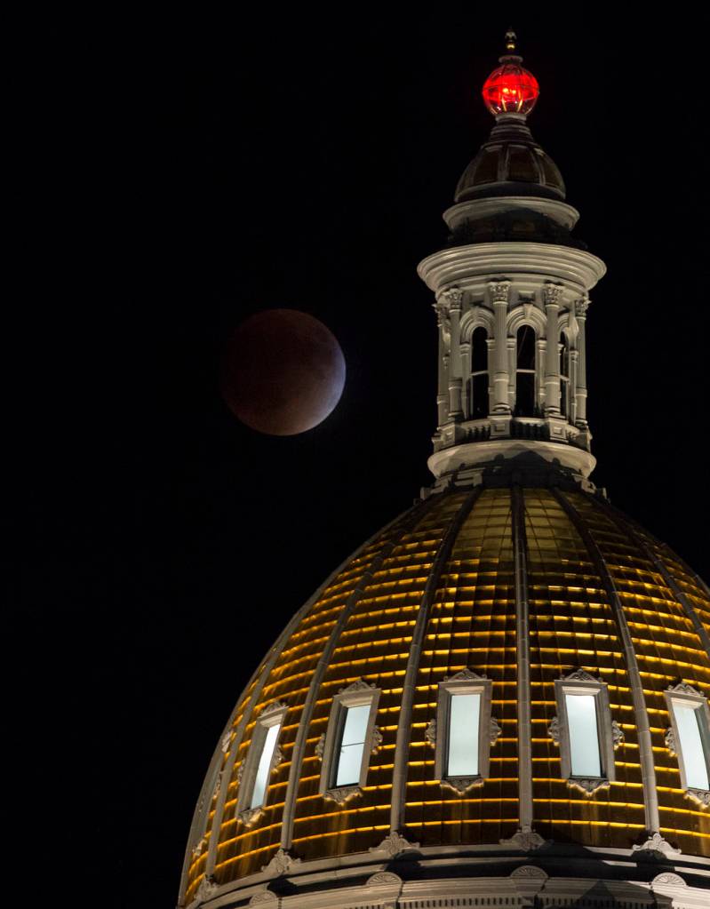 Supermoon Eclipse in Denver, Colorado