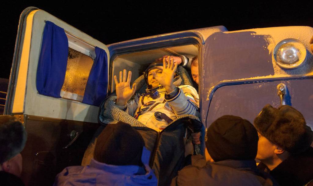 Oleg Kononenko of the Russian Federal Space Agency