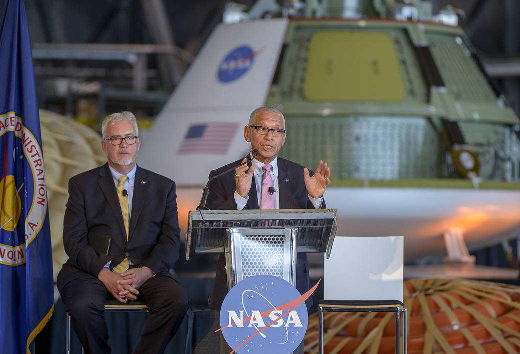 NASA Administrator Charles Bolden speaks