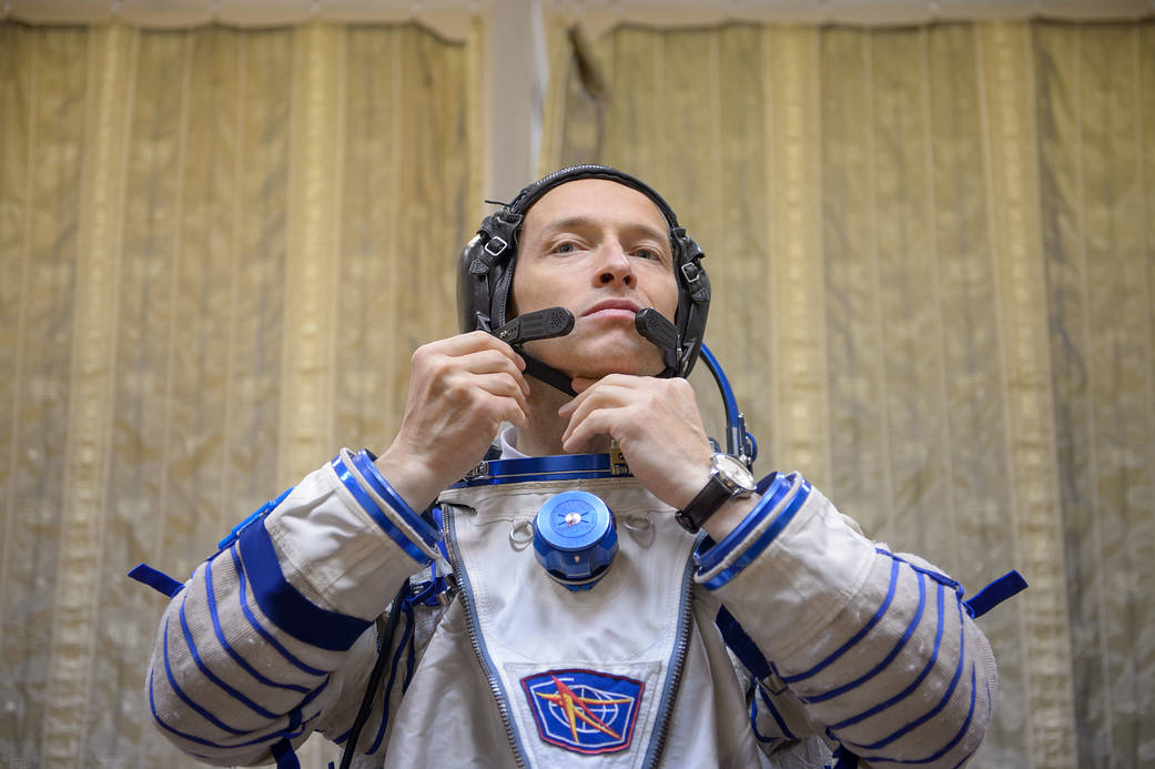 Cosmonaut Sergey Ryzhikov
