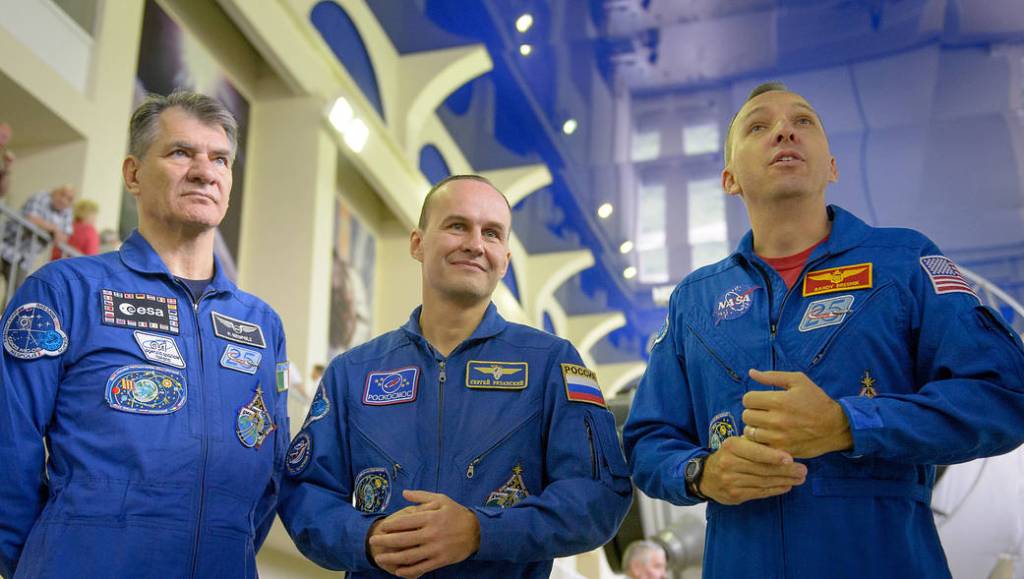 Expedition 52 flight engineers