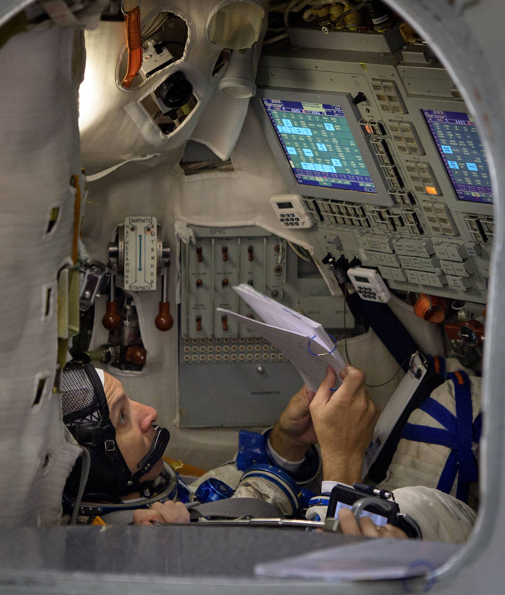Expedition 52 flight engineer Randy Bresnik