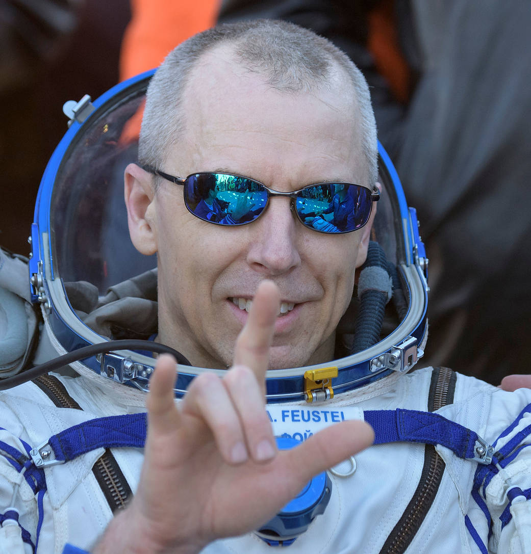 Expedition 56 Commander Drew Feustel of NASA