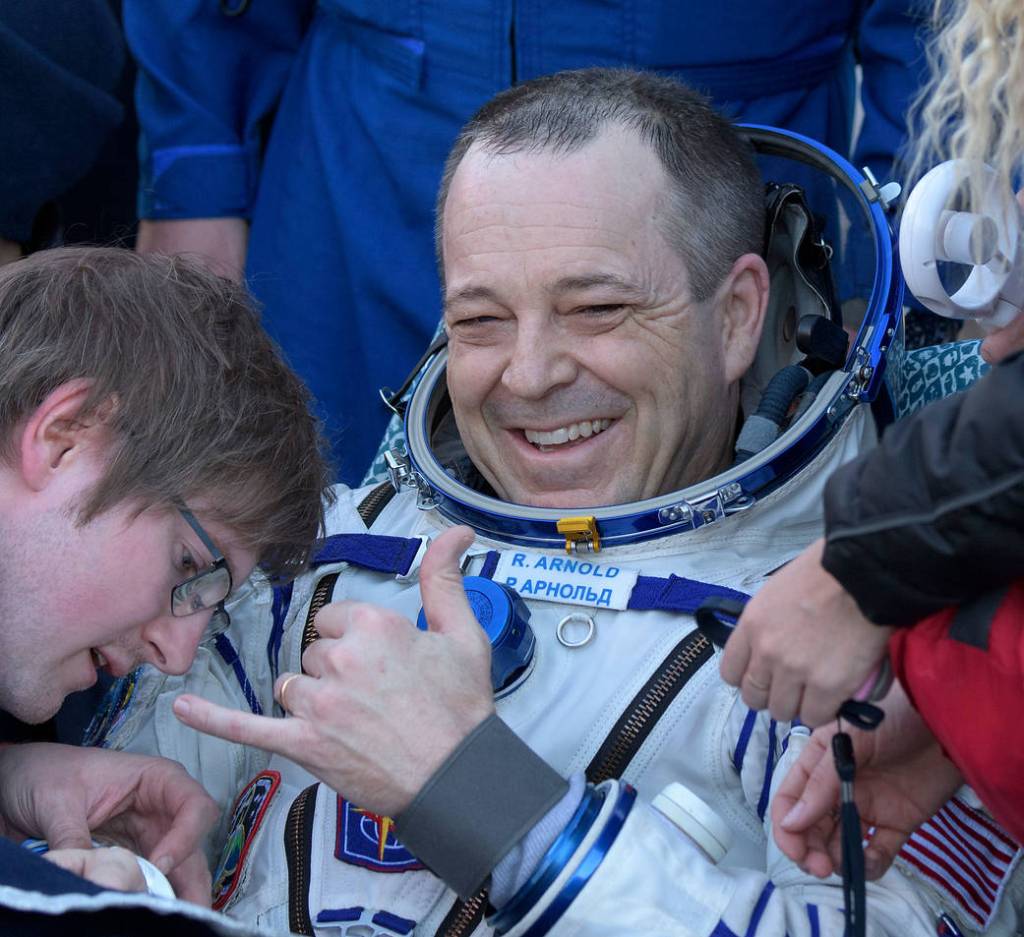 Expedition 56 Flight Engineer Ricky Arnold of NASA