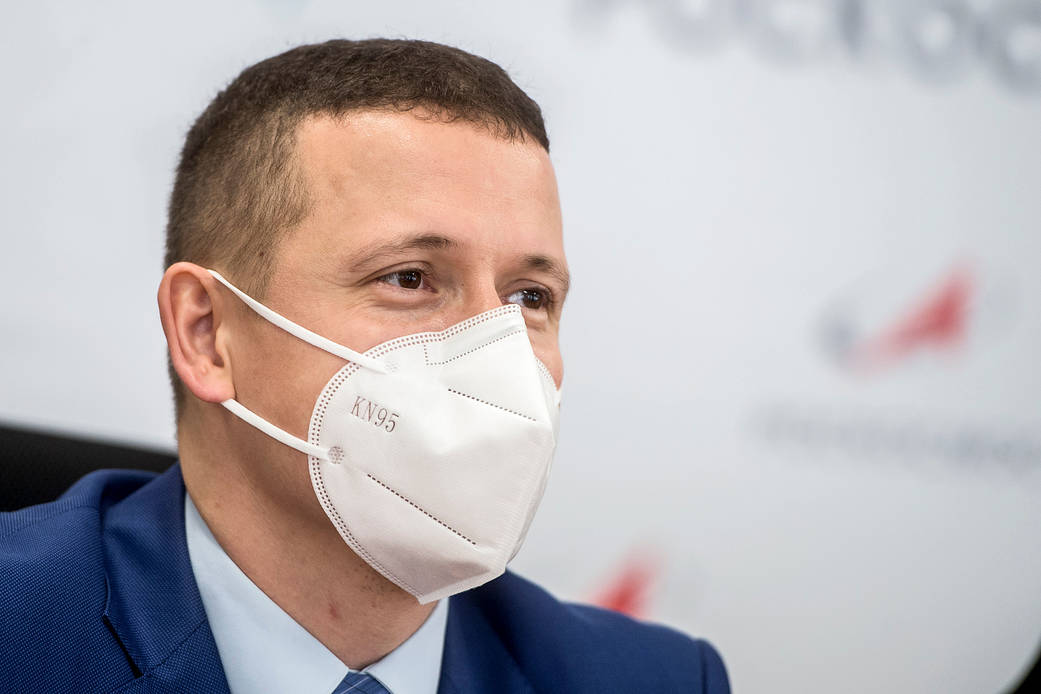 Expedition 64 crew member Sergey Kud-Sverchkov of Roscosmos