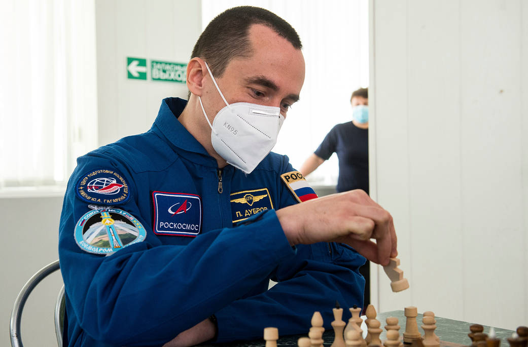 Expedition 64 backup crew member Petr Dubov of Roscosmos