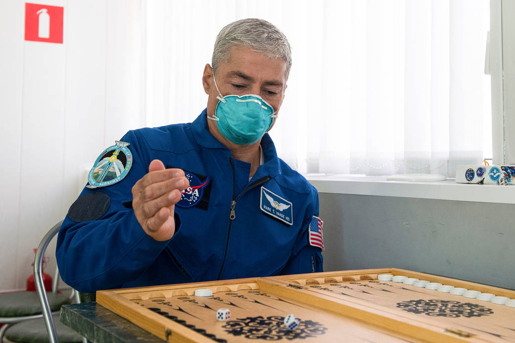 Expedition 64 backup crew member Mark Vande Hei of NASA