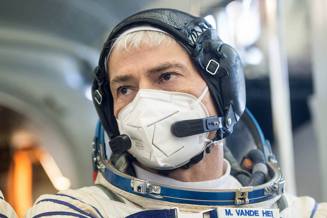 Expedition 65 crew member Mark Vande Hei of NASA