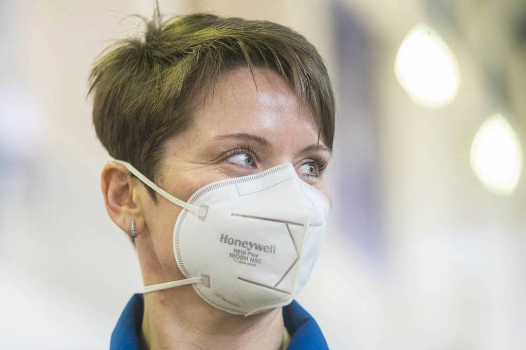 Expedition 65 backup crew member Anne McClain of NASA