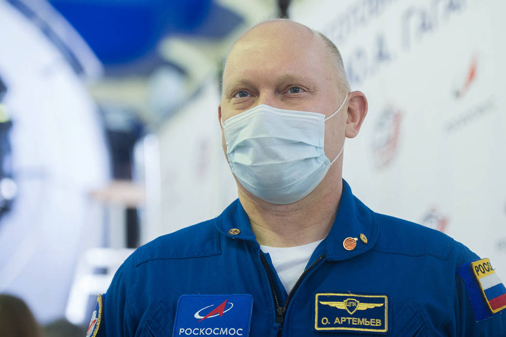 Expedition 65 backup crew member Oleg Artemyev of Roscosmos